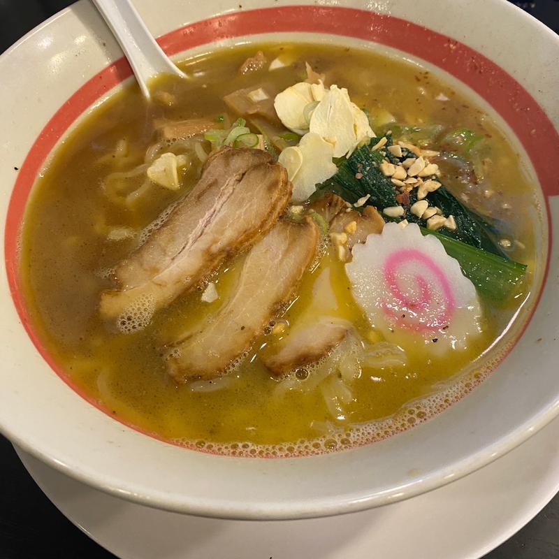 ガリバタ醤油ラーメン(幸楽苑 イオンタウン山梨中央店 )