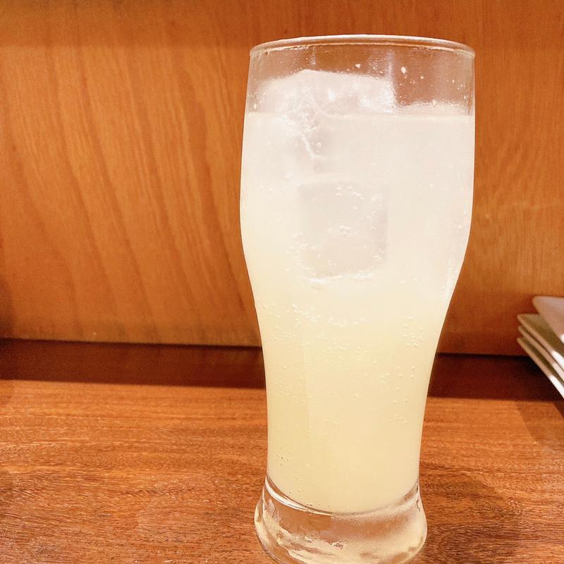 ゆず酒ソーダ割り(二毛作 )