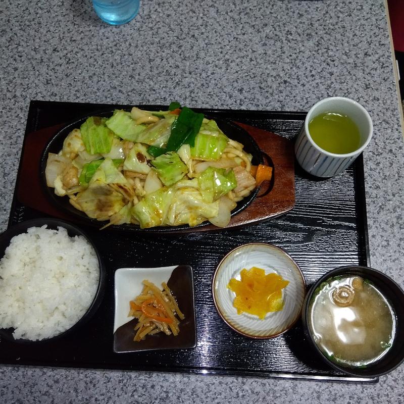 ホルモンうどん定食？(勝央サービスエリア上り線 )