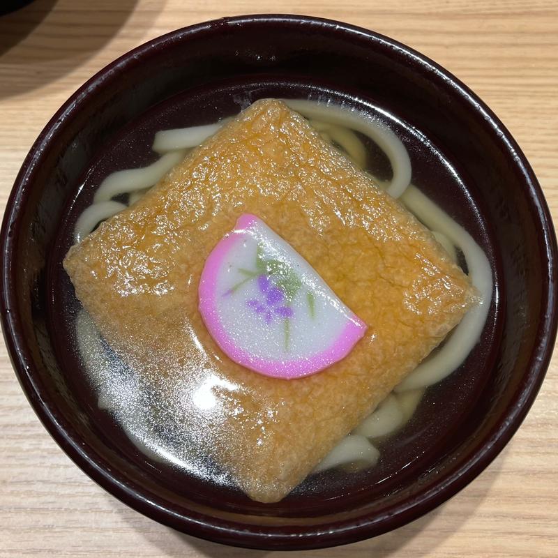 きつねうどん(大起水産回転寿司 大丸心斎橋店)