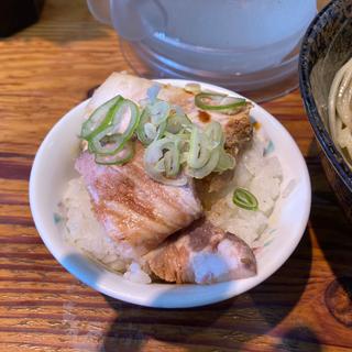 朝ラー定食　チャーシュー丼(らーめん 芝浜)