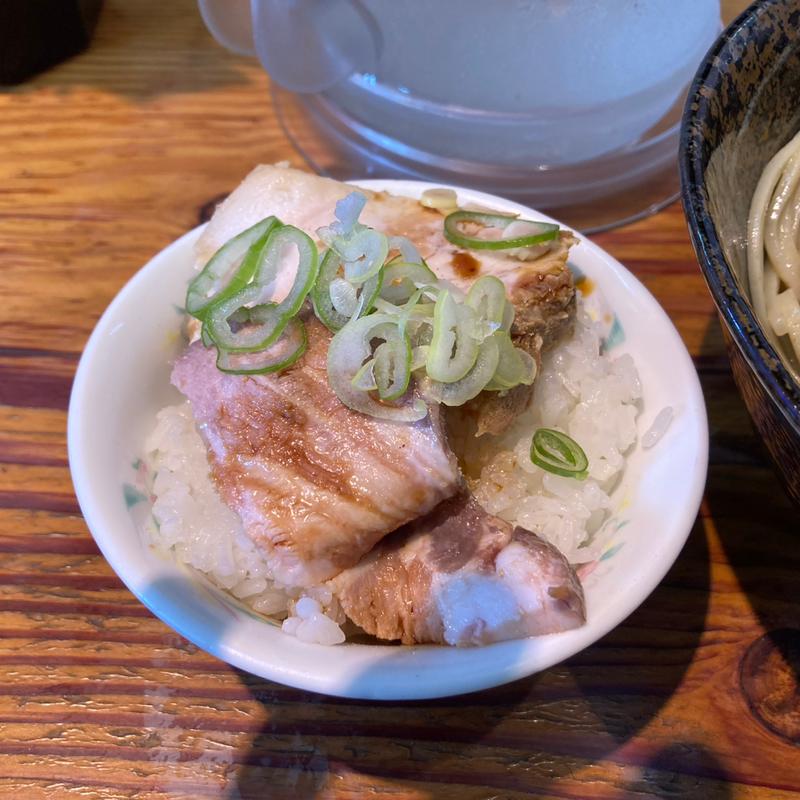 朝ラー定食　チャーシュー丼(らーめん 芝浜)