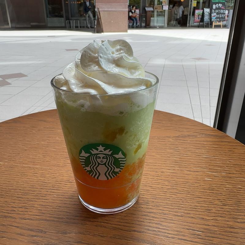 GOHOBIメロン　フラペチーノ(スターバックスコーヒー ちゃやまちアプローズタワー店)