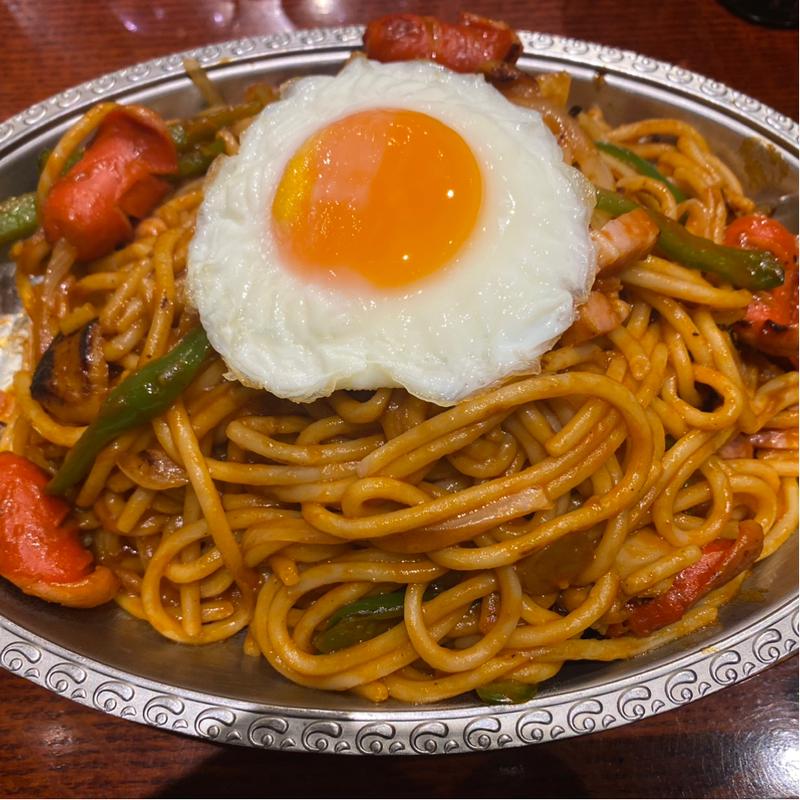 炒めスパゲッティナポリタン(銀座ライオン 青山一丁目店)