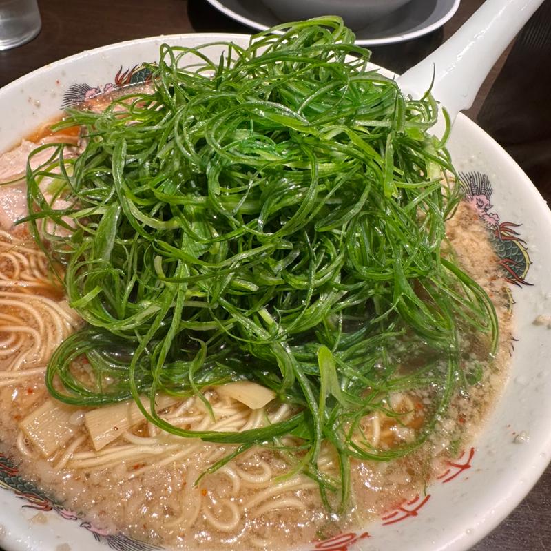 葱ラーメン(来来亭 金沢小坂店)