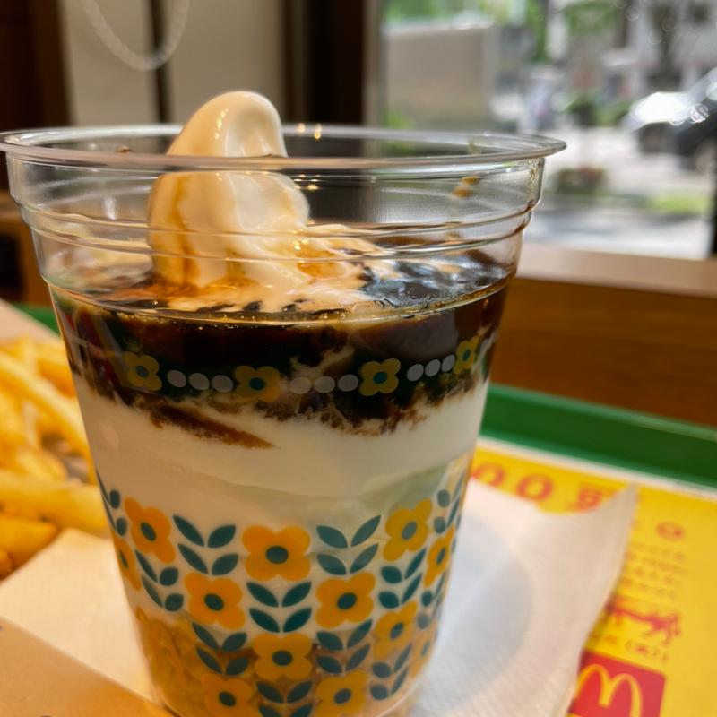 喫茶コーヒーゼリーパフェ(マクドナルド　広瀬通駅前店)