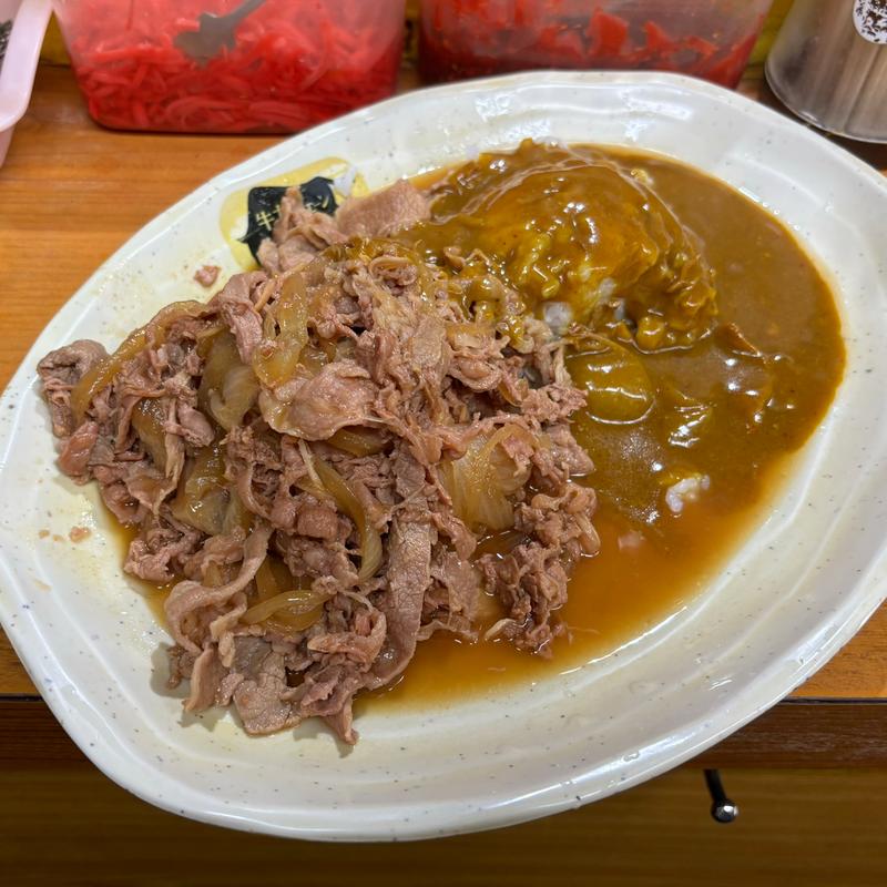 牛丼カレー（辛口）(牛八 大井町本店)
