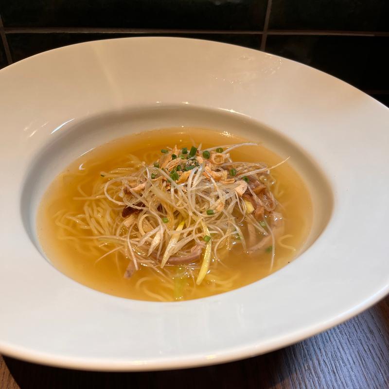 白葱叉焼麺(白金中華 星期菜)