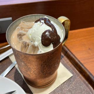 生チョコレートのミルク珈琲(上島珈琲店 アミュエスト店)