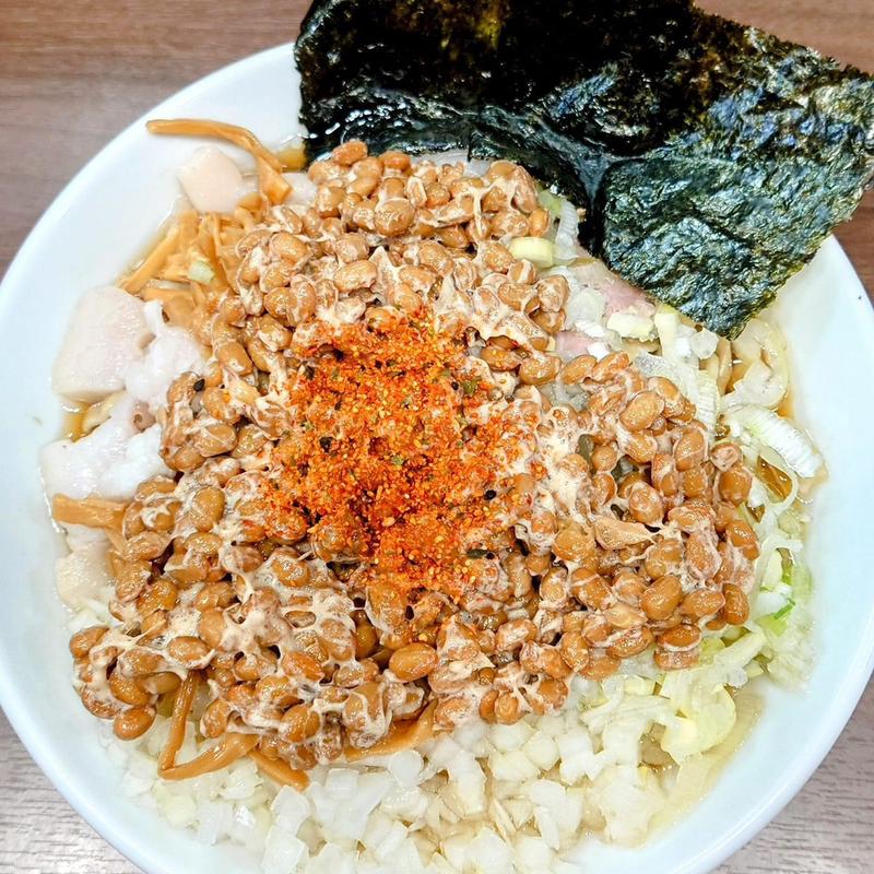ケンちゃんrespectシゲちゃんラーメン(納豆)(煮干し中華そば 山形屋)