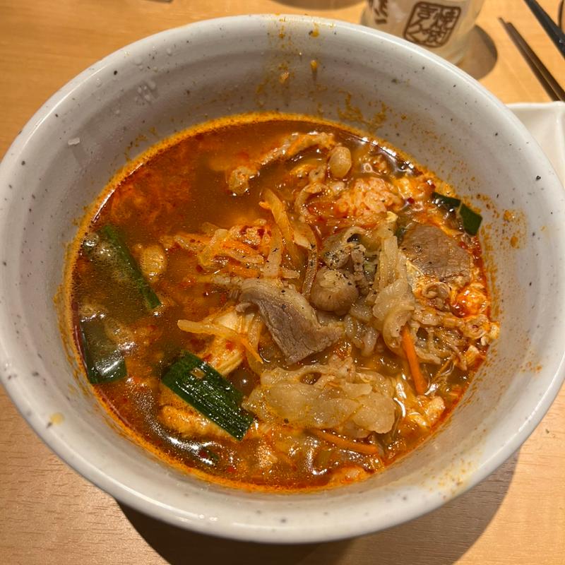 旨辛カルビクッパ(焼肉きんぐ 横浜泉店)