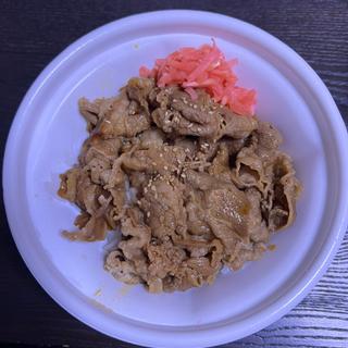 牛カルビ焼肉丼(すき家 八潮西袋店)