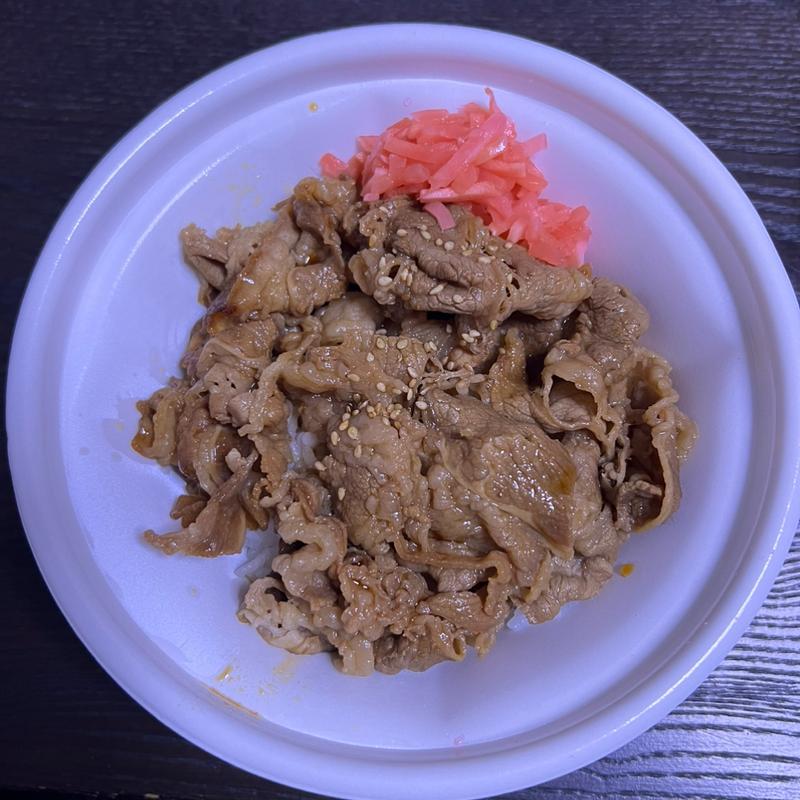 牛カルビ焼肉丼(すき家 八潮西袋店)