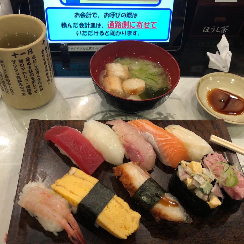 ランチ(廻る富山湾 すし玉 金沢駅店)