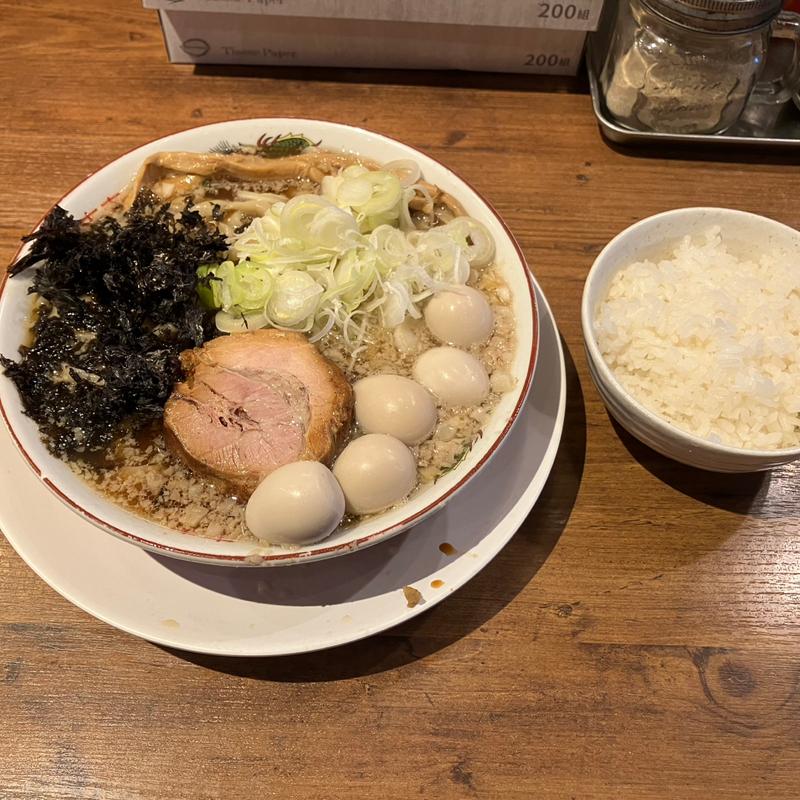 極太背脂中華そば (並)(麺屋58)