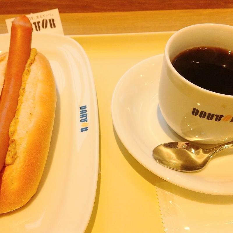ジャーマンドッグ ブレンドコーヒー(ドトールコーヒーショップ センター北店)
