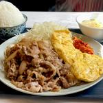 肉玉定食 増々