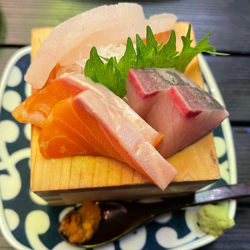 枡造り三種(大衆酒場ひとめぼれ 難波店)