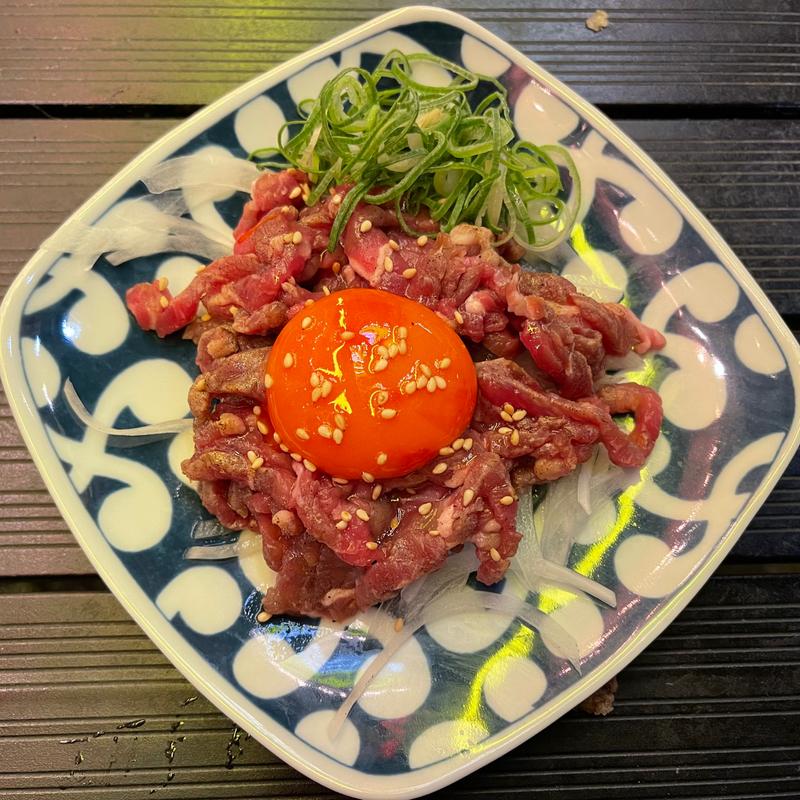 塩ユッケ(大衆酒場ひとめぼれ 難波店)