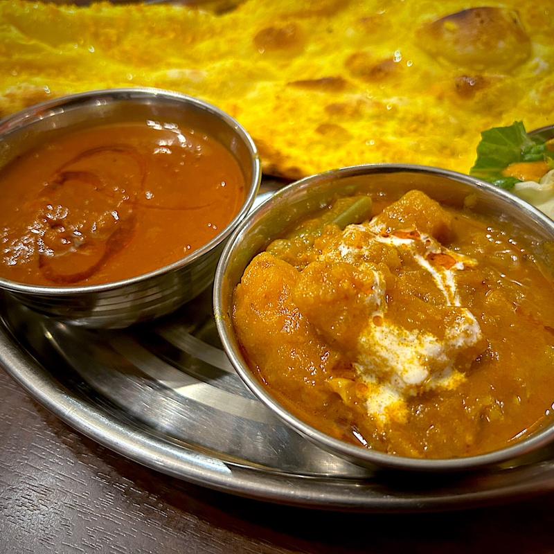 ベジタブルカレー＆マトンカレー(SPICE KING（スパイスキング）)