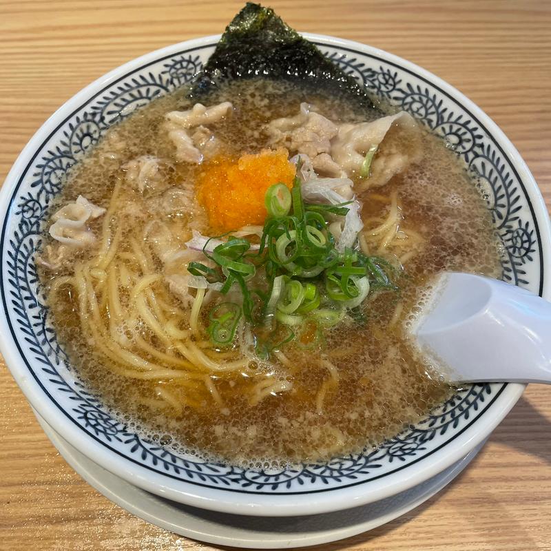 熟成醤油　肉そば(丸源ラーメン 広島五日市店 )