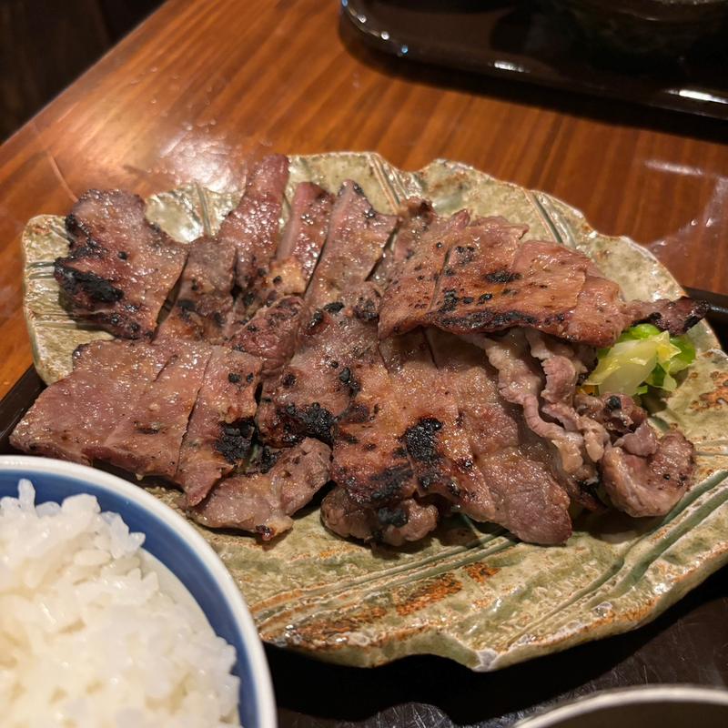 牛たん味噌焼き定食(牛たん料理 長谷川)