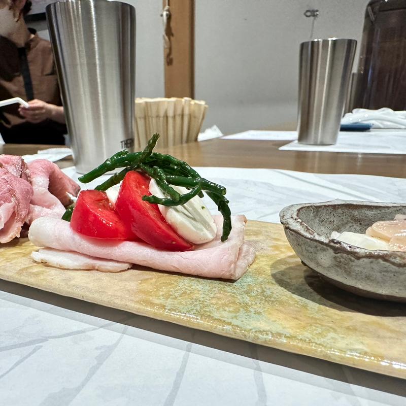 冷製前菜(中華そば とちの葉)