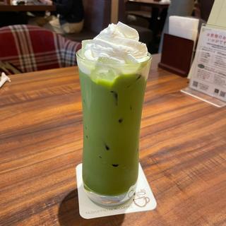 アイス抹茶ラテ(むさしの森珈琲 武蔵野西久保店)