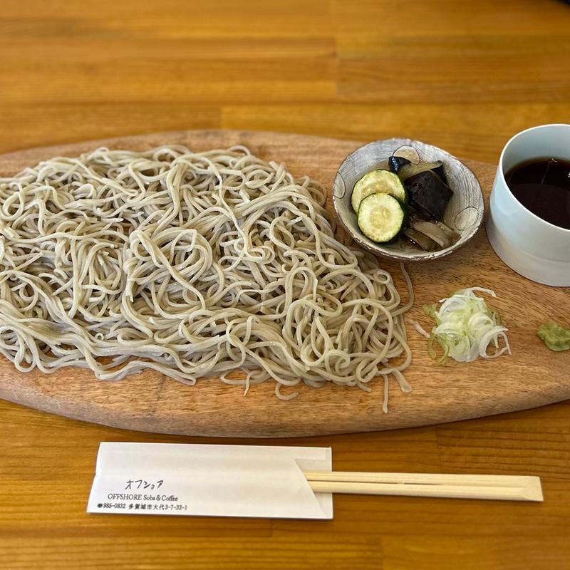常陸秋蕎麦　手打ち蕎麦(大盛)(Cafe & Kitchen Offshore (カフェアンドキッチンオフショア))