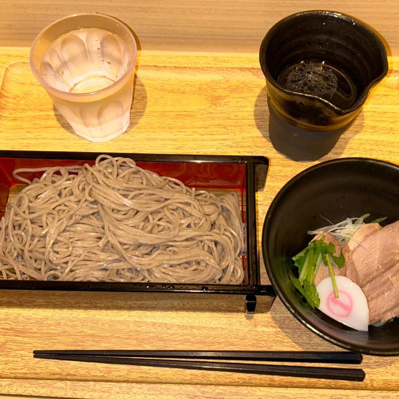 鴨つけそば大盛り(そばいちイイトルミネ新宿)