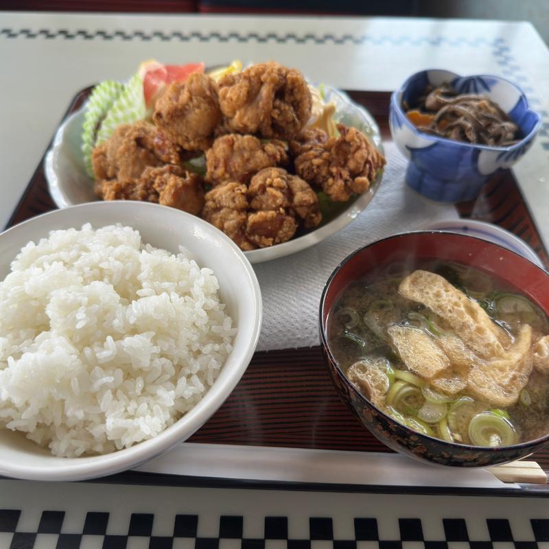 唐揚げ定食(シルクロード )