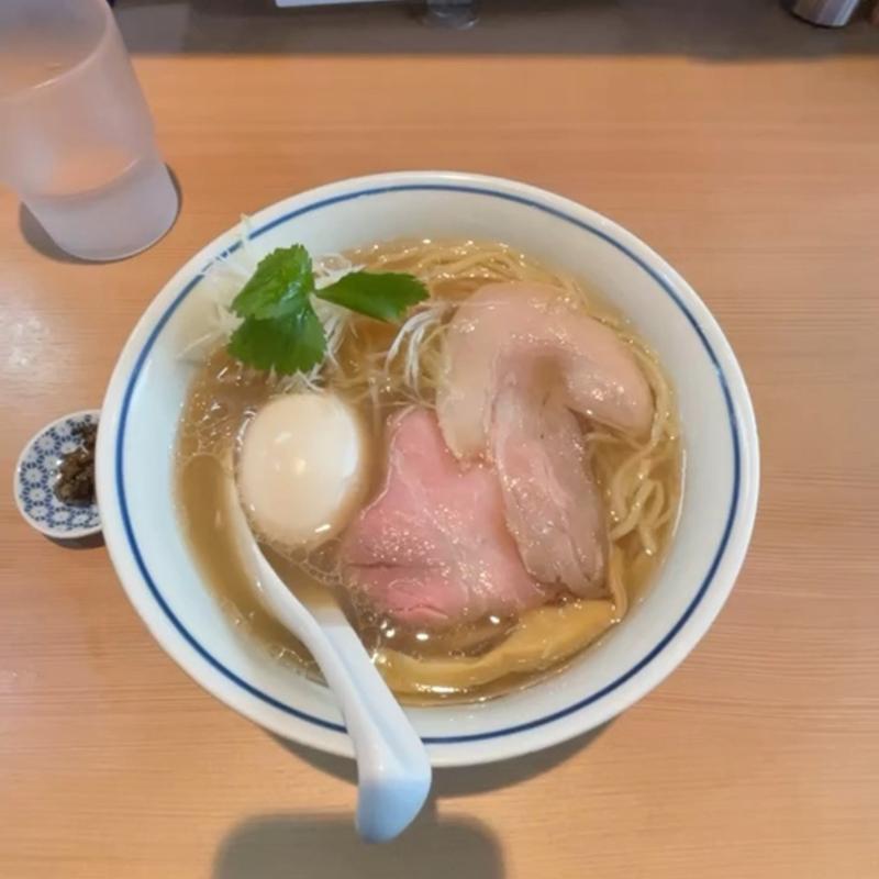 特製牛貝清湯そば 塩(中華そば 仙道)