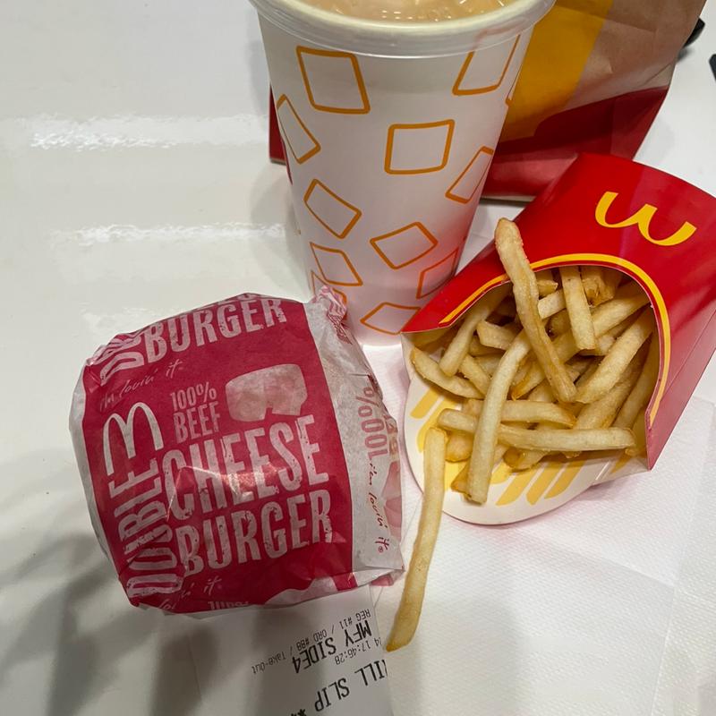 ダブルチーズバーガーセット(マクドナルド 宇治大久保店 )