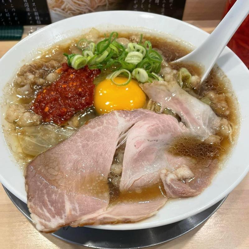 スタミナホルモンラーメン 3辛(オカモト☆タンメン。 大阪姫島店)