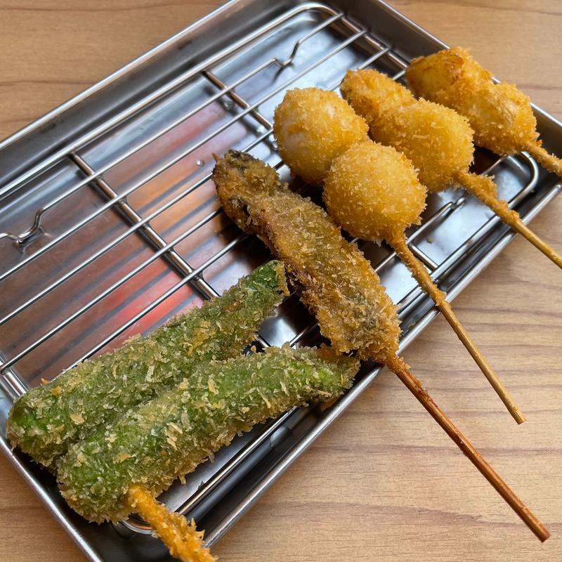 串カツ(新世界串カツいっとく総本店)