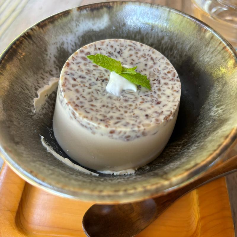 そばプリン(古民家カフェ鍵屋 )