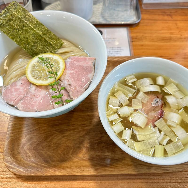 塩味玉昆布水つけそば(ユナイテッド ヌードル アメノオト)