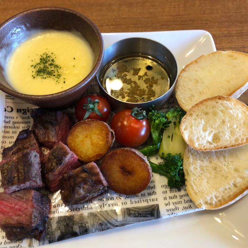 ビフテキグリルのチーズフォンデュセット(トマト＆オニオン 我孫子店)