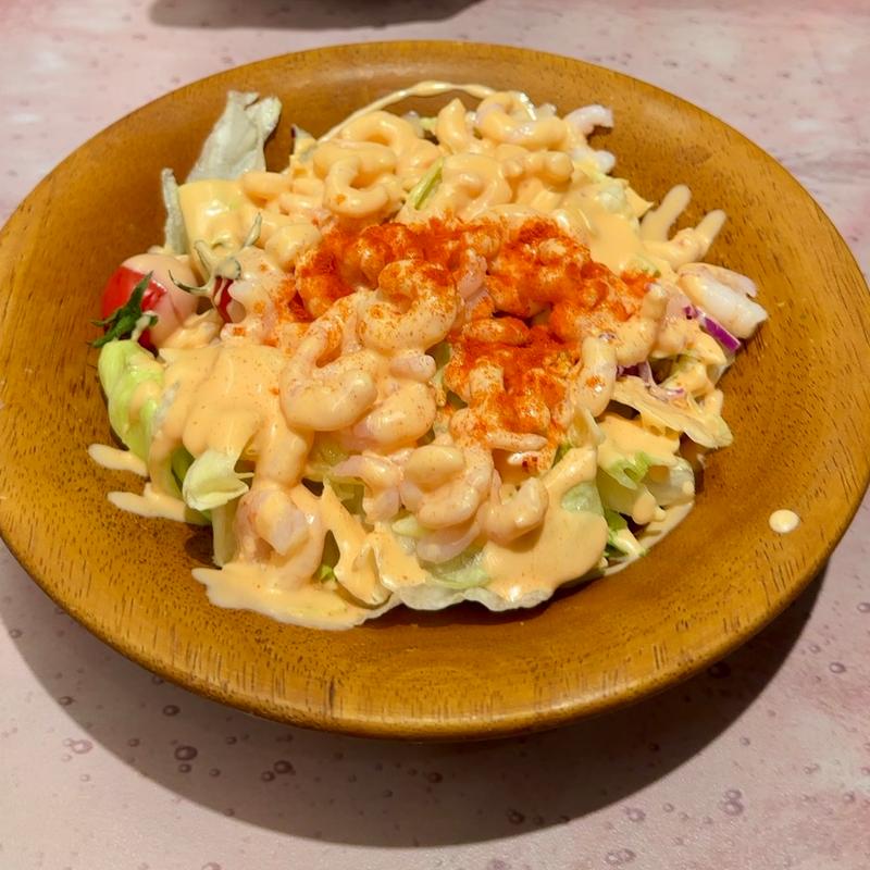 小エビのサラダ(ドレッシング多め)(サイゼリヤ 東新小岩店)