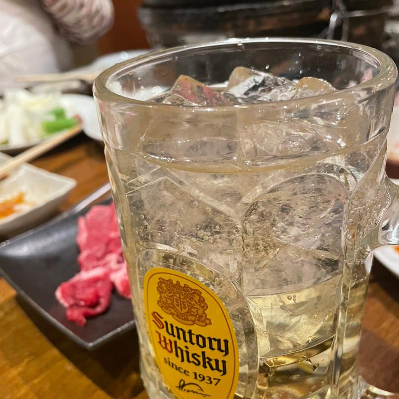 メガハイボール(ひげのうし 本店)