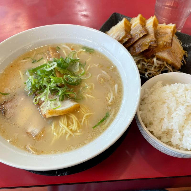 焼豚盛定食(赤玉ラーメン 枚方本店)