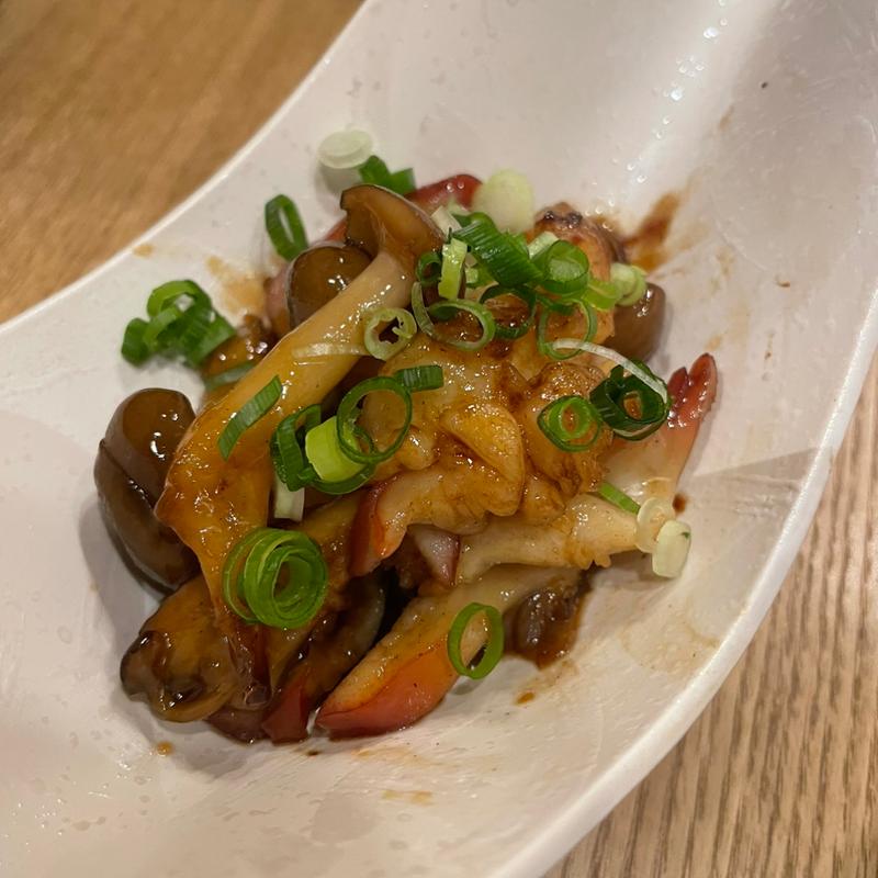 ホッキ貝のきのこバター焼き(ちょこっと寿し別邸)