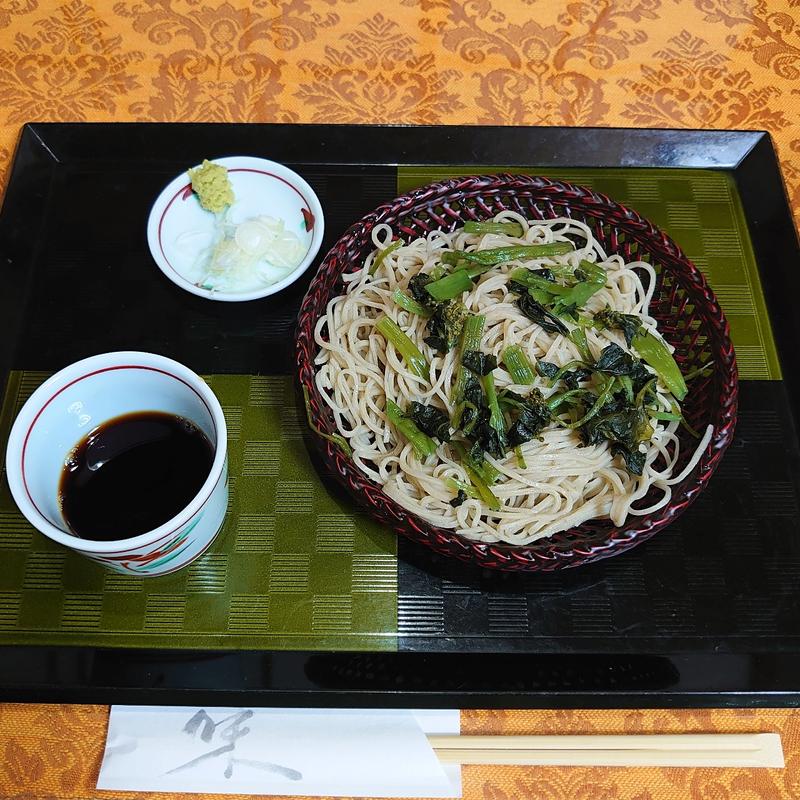 わさびそば(手打ちそば かめやま)