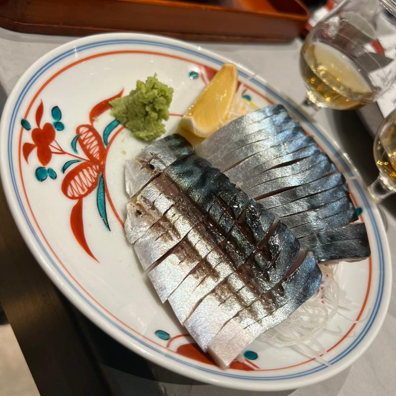 しめ鯖(日本料理 とらの巻)