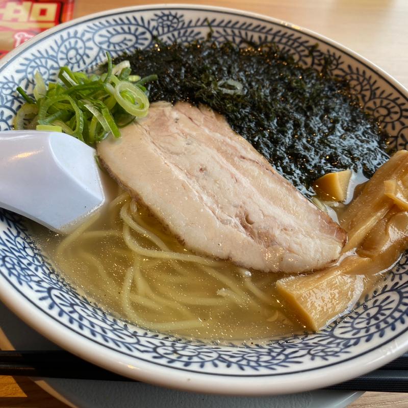 磯海苔塩ラーメン(丸源ﾗｰﾒﾝ 岡山大福店)