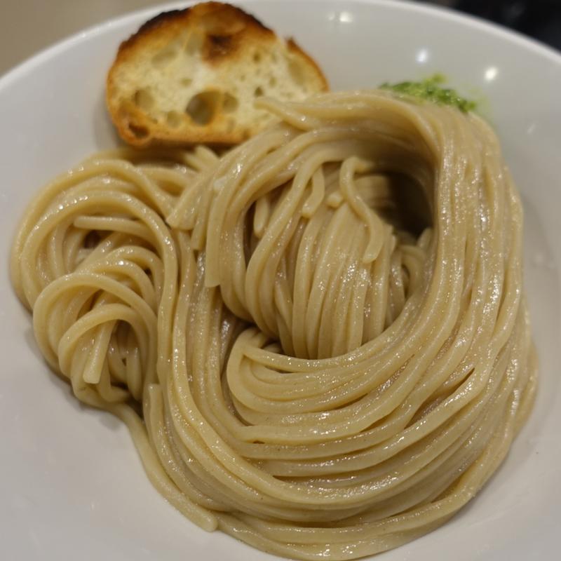 海老トマトつけ麺　味玉入り(つけ麺 五ノ神製作所 新宿店)