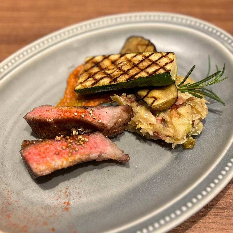 イベリコ豚のグリル ロメスコソース(Mallorca/マヨルカ 二子玉川)