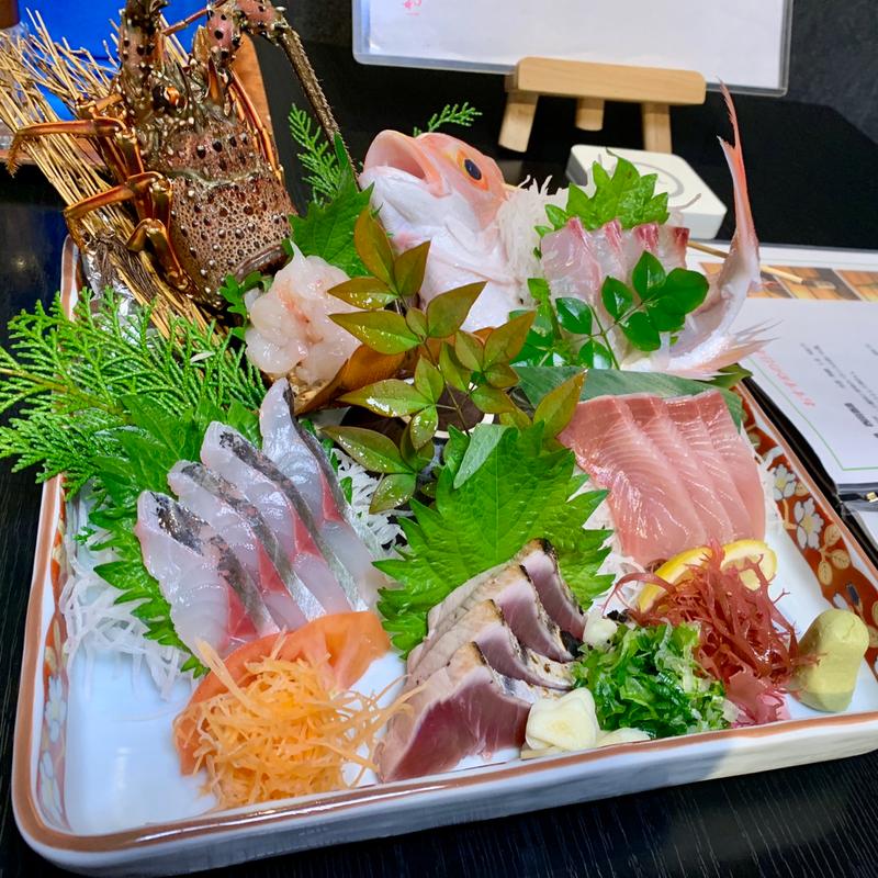 お刺身の盛り合わせ(そうだ山温泉 和 （そうだ山温泉 YAWARAGI）)