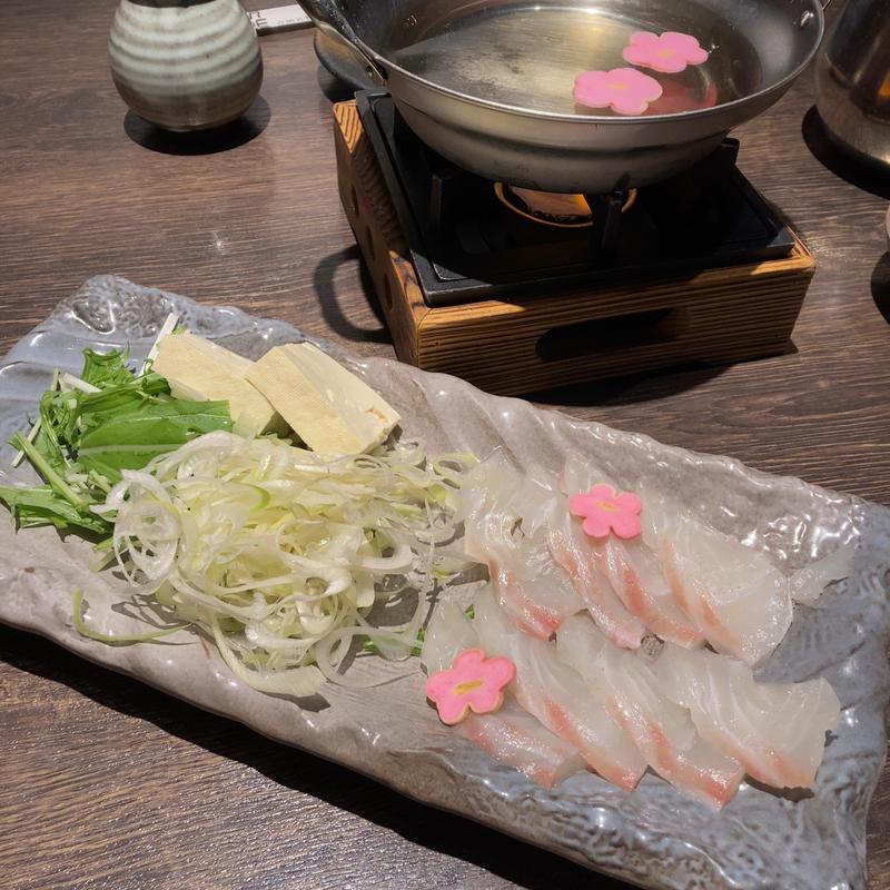 鯛しゃぶしゃぶ(寧々家 会津若松駅前店 （ネネヤ）)