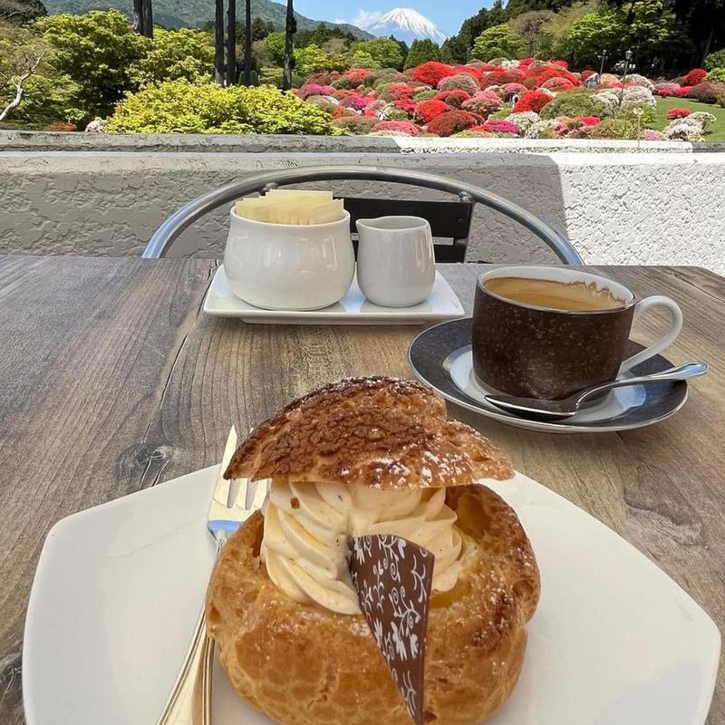 オリジナルシュークリーム(日本料理 つつじの茶屋 山のホテル)